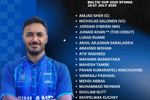 Finnish Bears Announce Squad for Baltic Cup 2025 – Junaid Khan Set for T20I Debut